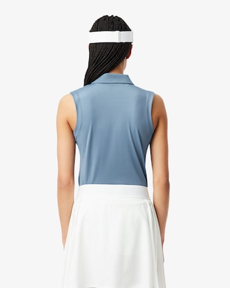 Slim Fit Stretch Golfpolohemd met UV-bescherming