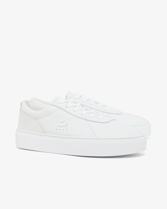 Court Set Leren Herensneakers