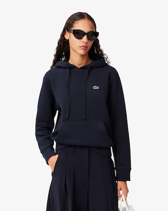 Relaxed Fit Piqu&eacute; Hoodie