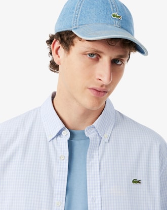 Regular Fit Plaid Popeline Hemd