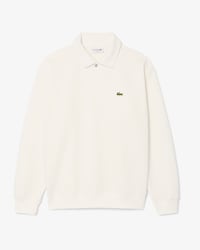 Piqu&eacute; Sweatshirt met Polokraag