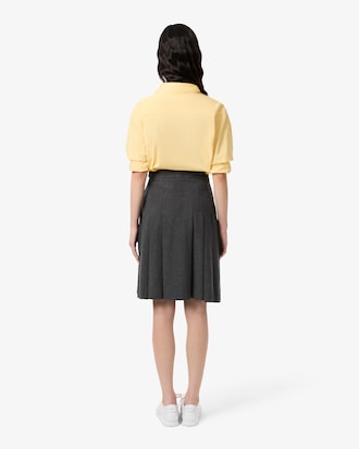 Geplooide Flanellen Midirok