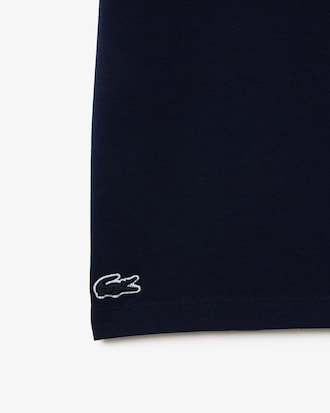 Pyjamashirt met contrasterende hals
