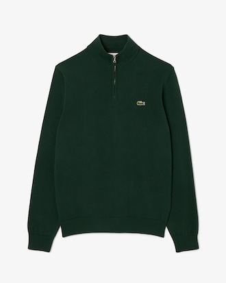 Katoenen Sweater met Hoge Hals en Rits