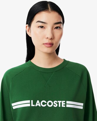 Fleece Loungesweatshirt met Logo