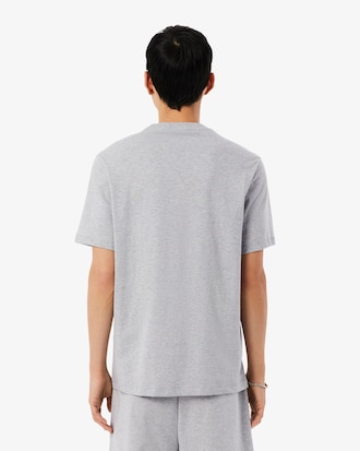 Katoenen Lounge-T-shirt met Krokodilprint