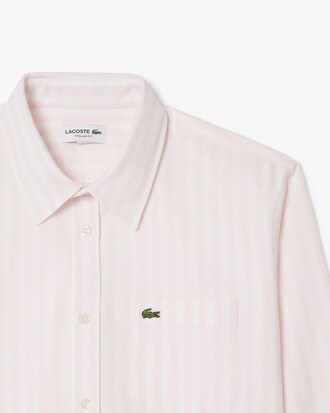 Regular Fit Gestreept Oxford Hemd