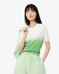 Kortmouwige Sweater met Ombré-effect