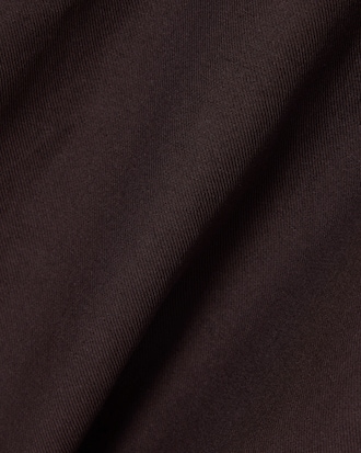 Regular Fit Keperstofshort van Gemengd Linnen