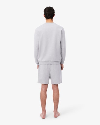 Fleece Pyjamashort met Rechte Pasvorm