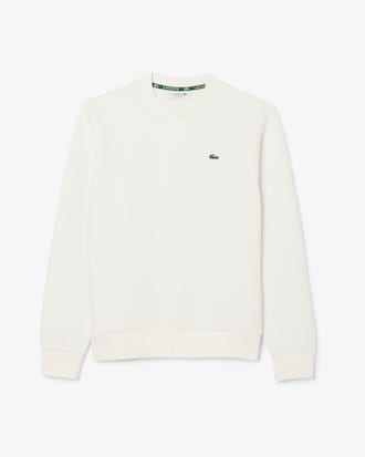 Relaxed Fit Piqué Crewneck Sweatshirt