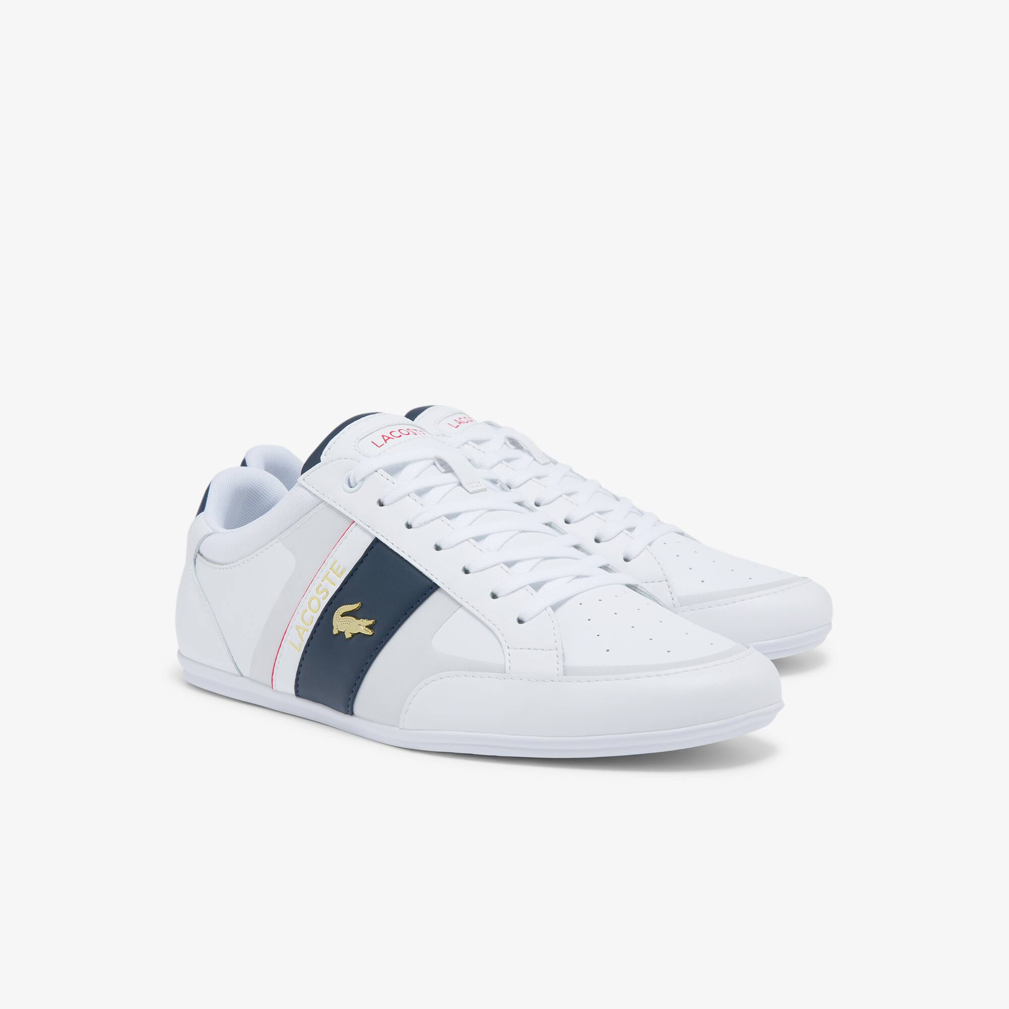 Lacoste Chaymon 0721 3 Heren Witte Sneakers