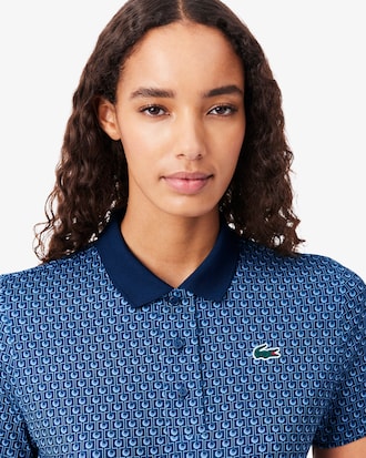 Regular Fit Golfpolohemd met UV-bescherming