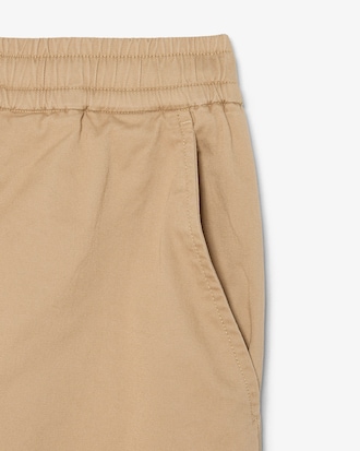 Regular Fit Chinobroek van Katoenen Keperstof