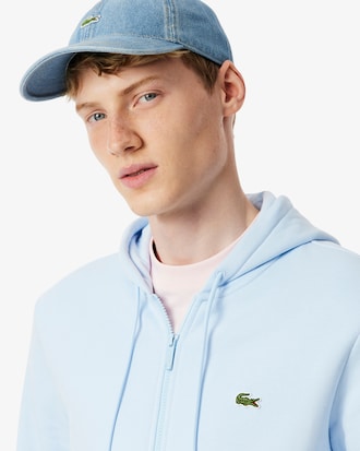 Fleece Hoodie met Rits