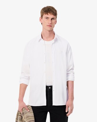 Slim Fit Stretch Popeline Hemd