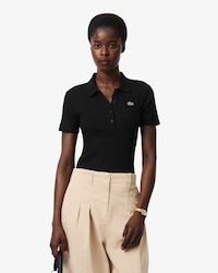 Slim Fit L.12.D Geribbeld Katoenen Polohemd