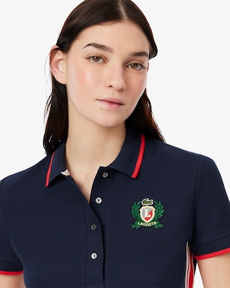 Slim Fit Frans Vervaardigd Polohemd