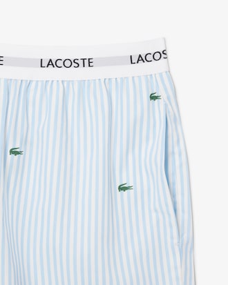 Katoenen Pyjamashort met Druck en Rechte Pasvorm