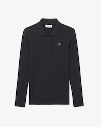 Slim Fit L.12.D Geribbelde Katoenen Polo