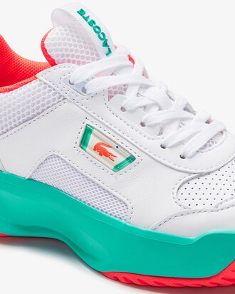 Ace Lift-damessneakers van leer en textiel