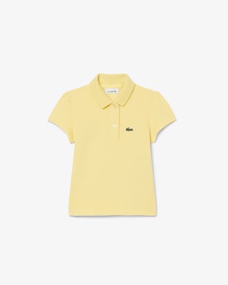 Piqu&eacute; Polo met Geschulpte Kraag