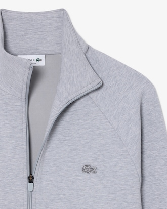 Forensen Sweatshirt van Dubbelzijdige Jersey met Rits