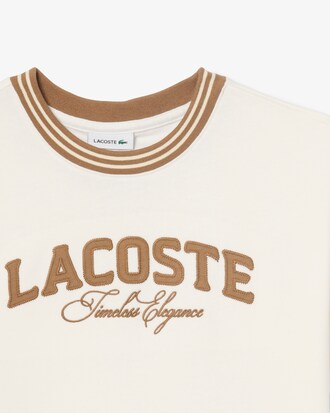 Katoenen T-shirt met Lacoste Merk
