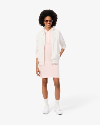 Fleece Hoodie met Rits