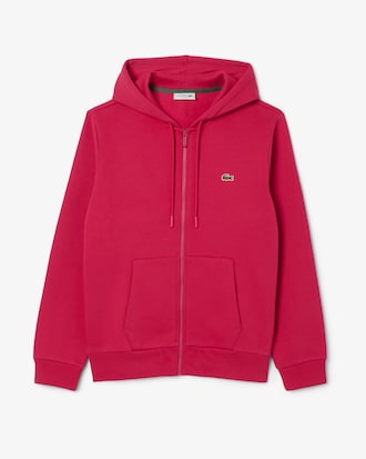 Fleece Hoodie met Rits