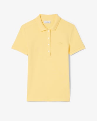 Lacoste-polo dames stretch van katoenpiqu&eacute;