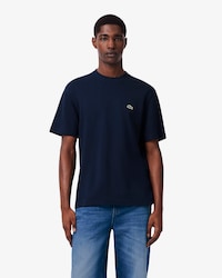 Piqu&eacute; T-shirt van Zwaar Katoen en Linnen