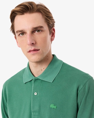 Classic Fit L.12.12 Polohemd met Gewassen Effect