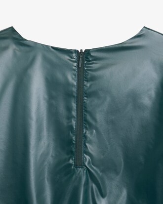 Runway Glanzende Tafzijde Sweatshirt