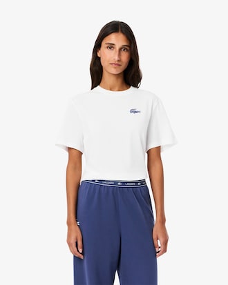 Katoenen Jersey Lounge-T-shirt