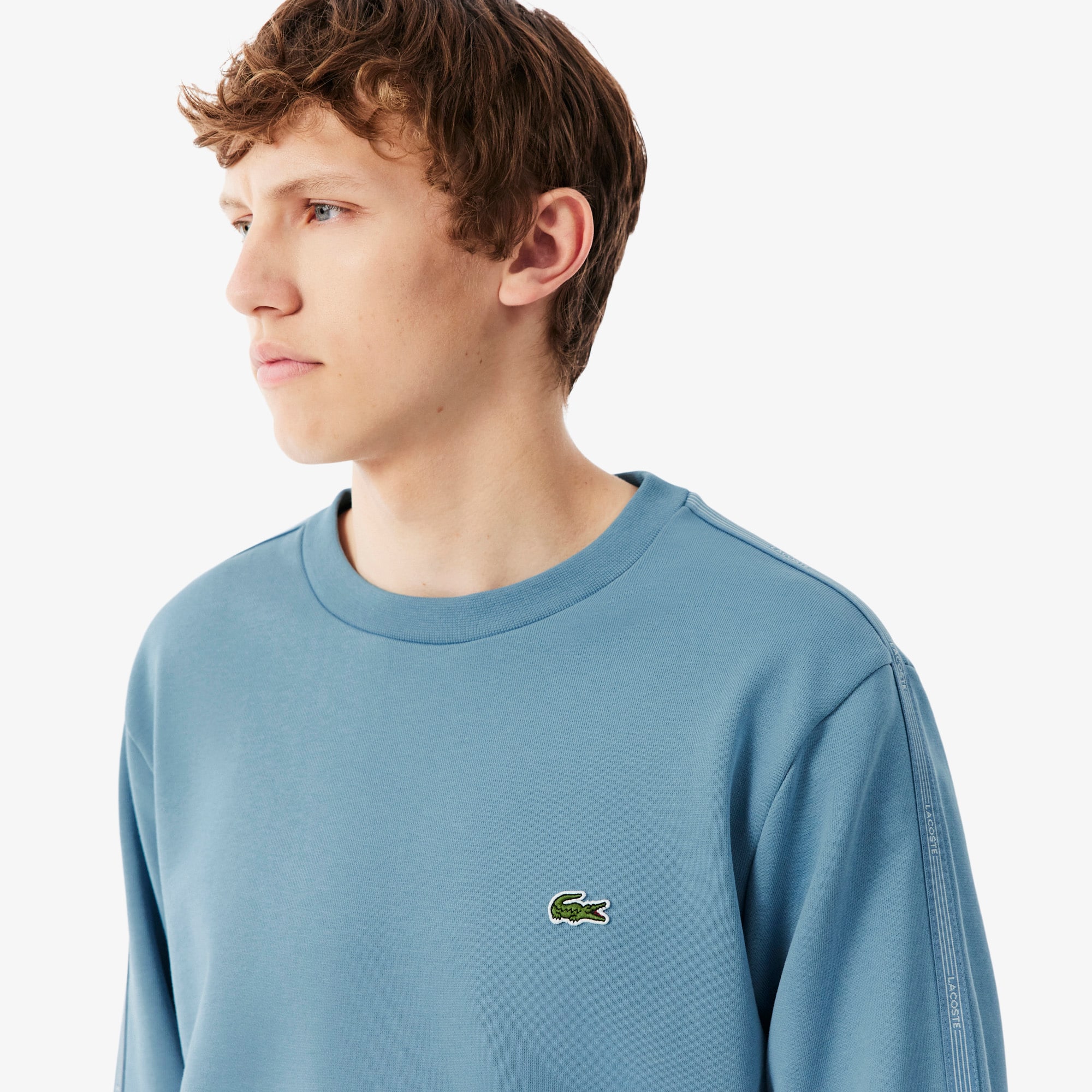 Gestreepte Band Fleece Sweatshirt - Heren sweatshirts - Nieuw 2026