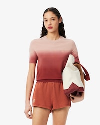 Kortmouwige Sweater met Ombré-effect
