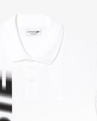 Regular Fit Lacoste Movement Polohemd met Afdruk