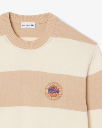 Gestreepte Katoenen Jersey Sweater