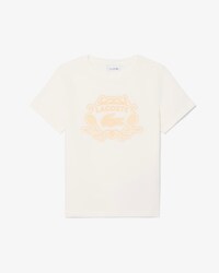 Katoenen T-shirt met Badge
