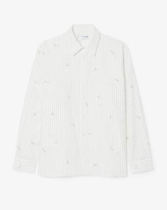 Relaxed Fit Katoenen T-shirt met Borduursel