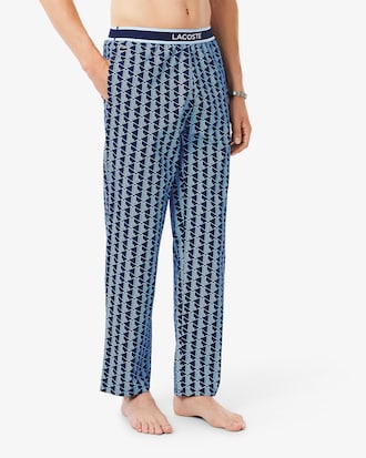Monogram Popeline Pyjamabroek