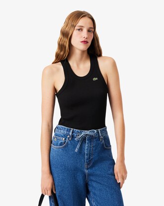Slim Fit Katoenen Tanktop