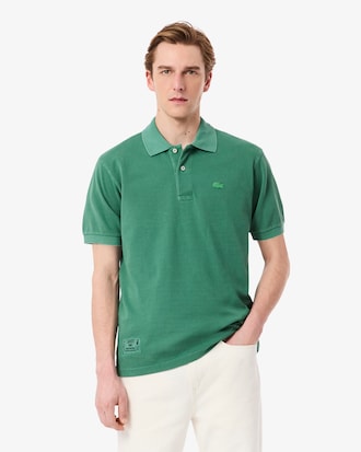 Classic Fit L.12.12 Polohemd met Gewassen Effect