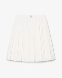 Midiplooirok met Petit Piqu&eacute;-effect