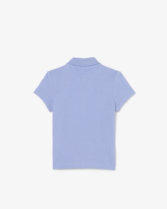 Piqu&eacute; Polo met Geschulpte Kraag