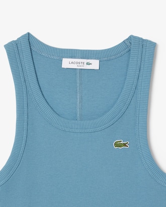 Slim Fit Katoenen Tanktop