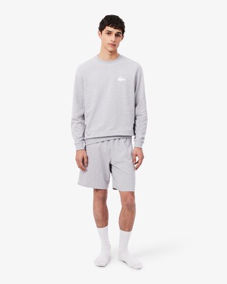 Fleece Pyjamashort met Rechte Pasvorm