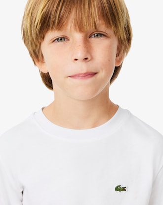 Langmouwig Katoenen T-shirt