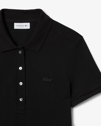 Slim Fit Stretch Mini Piqué Polojurk